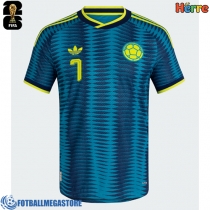 Fotballdrakt Herre Colombia Luis Diaz #7 Bortedrakt VM 2026 Kortermet